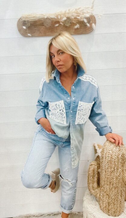 Chemise Jean Brodé – Image 3